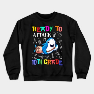 Ready To Attack 10th Grade Youth Crewneck Sweatshirt